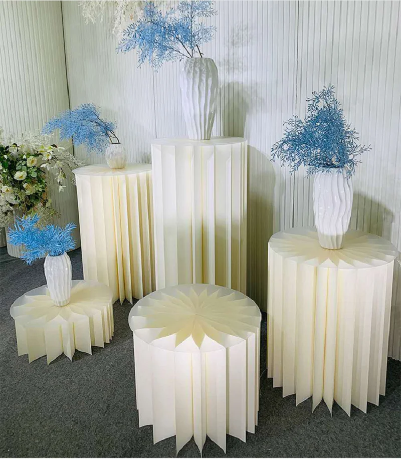 Wedding Pearl Origami Cylindrical Dessert Table, Folding Roman Column, Table Decoration, Wedding Road Guide, Window Props
Wedding Pearl Origami Cylindrical Dessert Table, Folding Roman Column, Table Decoration, Wedding Road Guide, Window Props