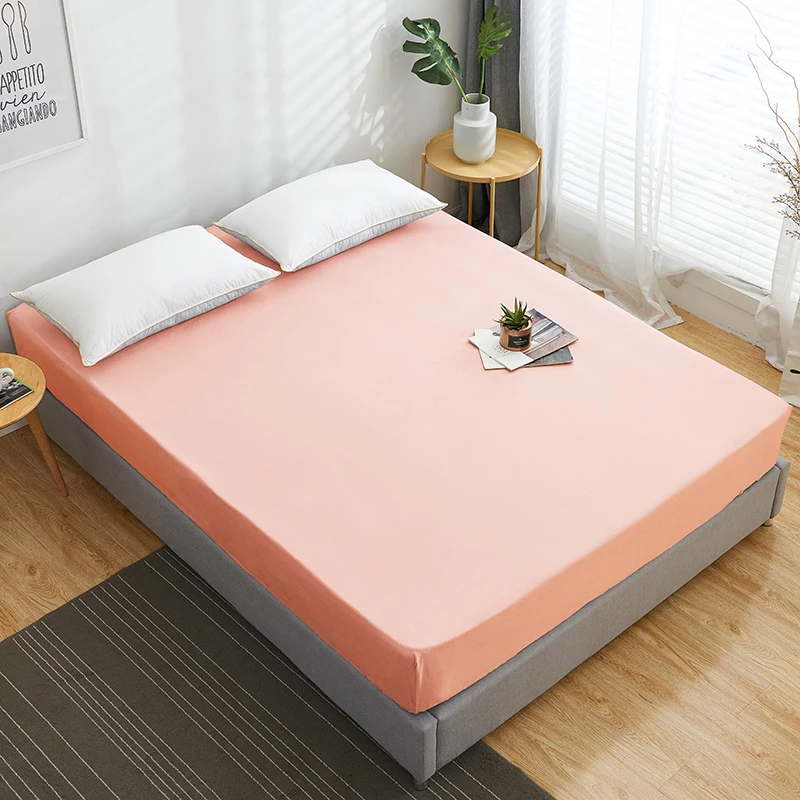 Fitted Sheet Cotton Fit Sheet Solid Color Bed Cover With Elastic Band Bed Sheet High Quality Mattress Cover
Fitted Sheet Cotton Fit Sheet Solid Color Bed Cover With Elastic Band Bed Sheet High Quality Mattress Cover