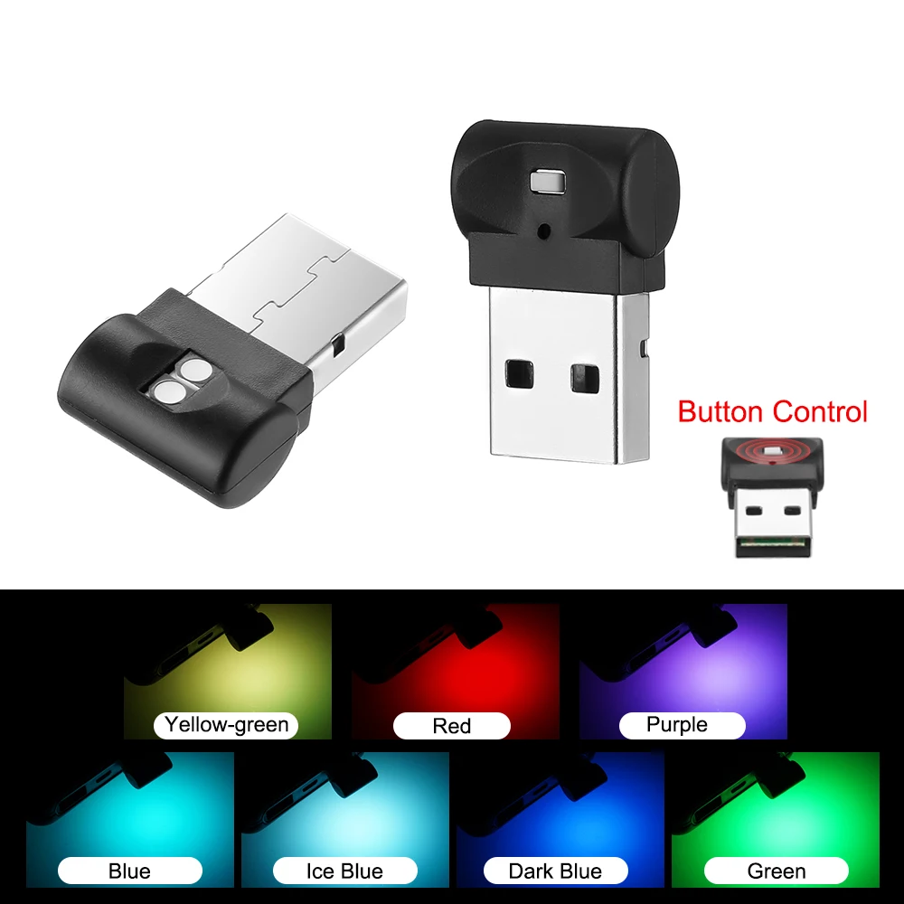 7 Colors Mini LED Car Light USB Auto Atmosphere Neon Light Plug And Play Decoration Ambient Lamp Car Interior Lights Car-styling
7 Colors Mini LED Car Light USB Auto Atmosphere Neon Light Plug And Play Decoration Ambient Lamp Car Interior Lights Car-styling