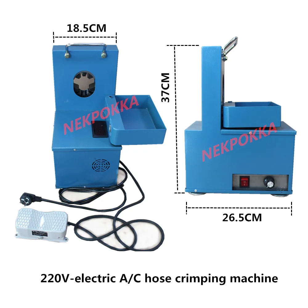 Electric Crimping machine for A/C Hose,Electric A/C HOSE Crimper Kit,Electric crymping tools for A/C HOSE
Electric Crimping machine for A/C Hose,Electric A/C HOSE Crimper Kit,Electric crymping tools for A/C HOSE