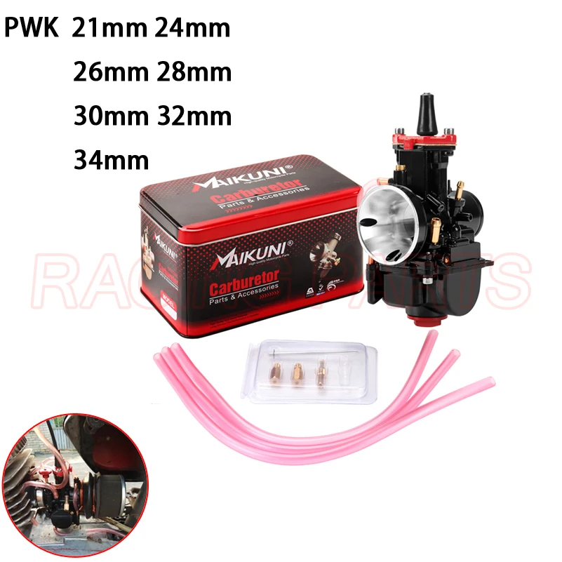 High Quality 21 24 26 28 30 32 34mm MAIKUNI PWK carburetor carb universal 2T 4T engine motorcycle scooter UTV ATV Dirt Bike
High Quality 21 24 26 28 30 32 34mm MAIKUNI PWK carburetor carb universal 2T 4T engine motorcycle scooter UTV ATV Dirt Bike