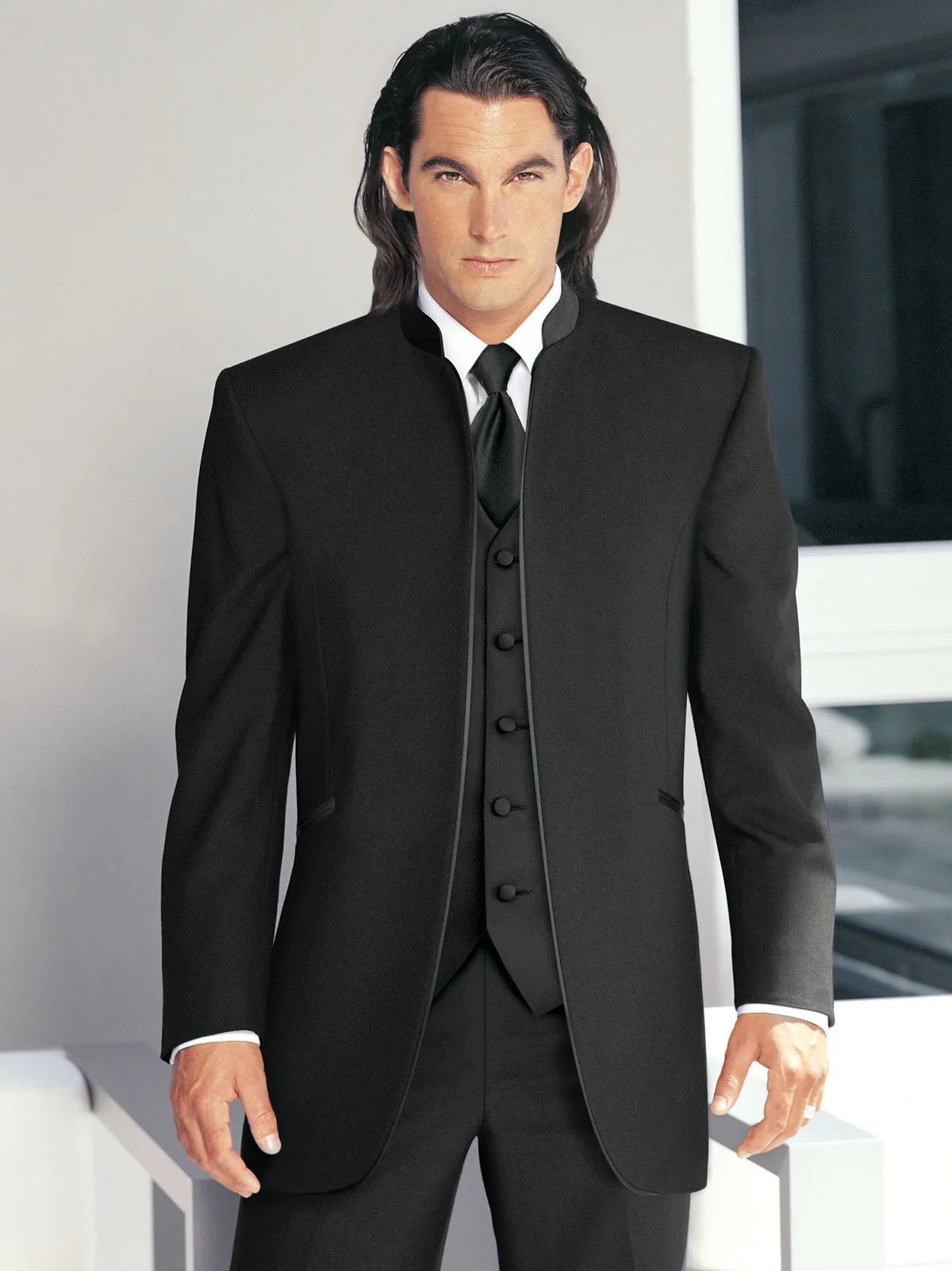 2023 Handsome Classic Black Wedding Suits For Men Groom Suit Mens Suits Slim Fit Groomsmen Men Suit (Jacket+Pants+Vest)
2023 Handsome Classic Black Wedding Suits For Men Groom Suit Mens Suits Slim Fit Groomsmen Men Suit (Jacket+Pants+Vest)