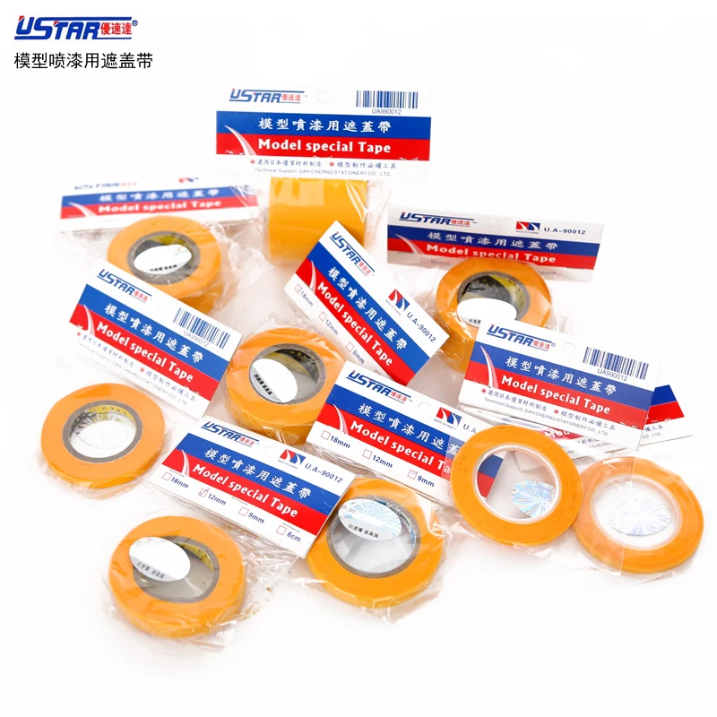 U-STAR Masking Tape 2mm-50mm 10 Sizes Model Special Masking Tape Model Hobby Painting Tools Accessory
U-STAR Masking Tape 2mm-50mm 10 Sizes Model Special Masking Tape Model Hobby Painting Tools Accessory