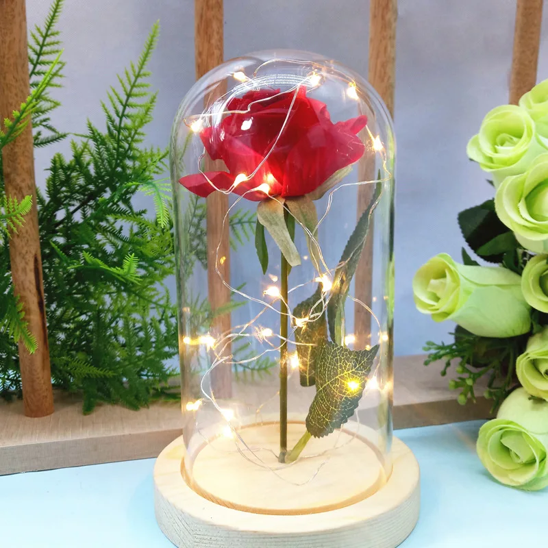 Real Touch Rose Glass Cover Lamp Artificial Gold Leaf Flower Eternal Flower Night Light Christmas Valentine's Day Gift Rose Gift
Real Touch Rose Glass Cover Lamp Artificial Gold Leaf Flower Eternal Flower Night Light Christmas Valentine's Day Gift Rose Gift