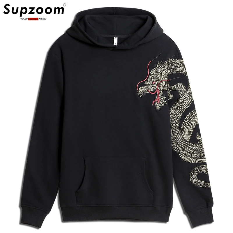 Supzoom Модные свободные весенне-осенние новые поступления Вышивка дракона в китайском стиле популярные повседневные хлопковые толстовки с животными
Supzoom Модные свободные весенне-осенние новые поступления Вышивка дракона в китайском стиле популярные повседневные хлопковые толстовки с животными