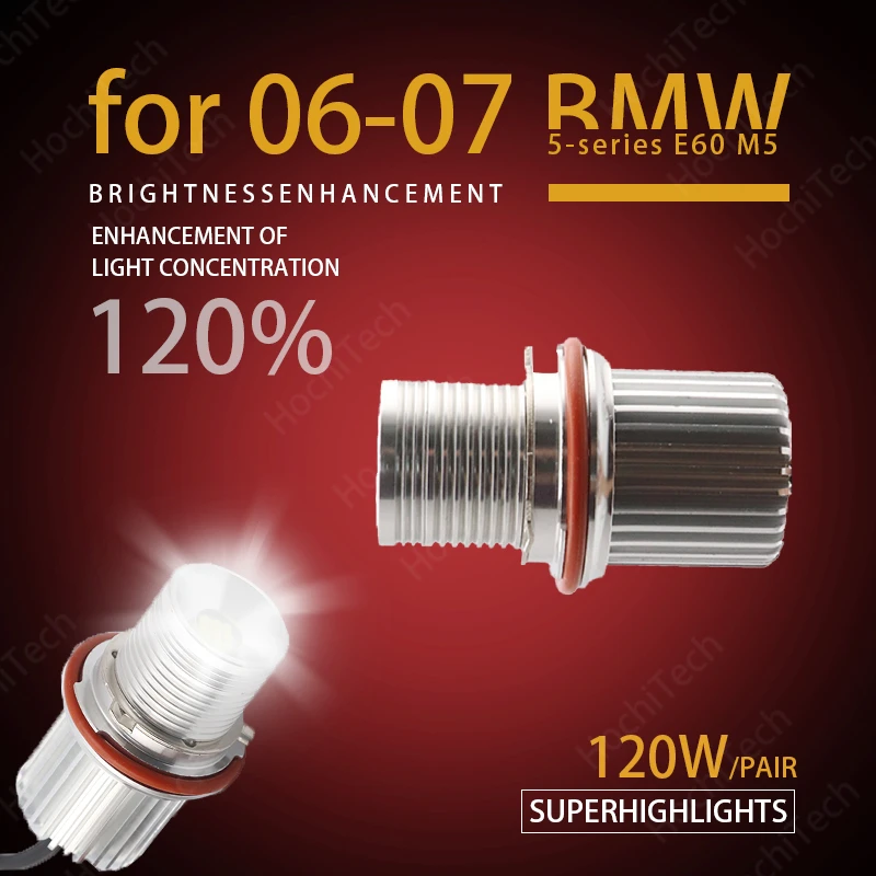 90W High Power LED angel eye bulbs ring Marker light for 06-07 BMW 5-series E60 M5 Super Bright
90W High Power LED angel eye bulbs ring Marker light for 06-07 BMW 5-series E60 M5 Super Bright