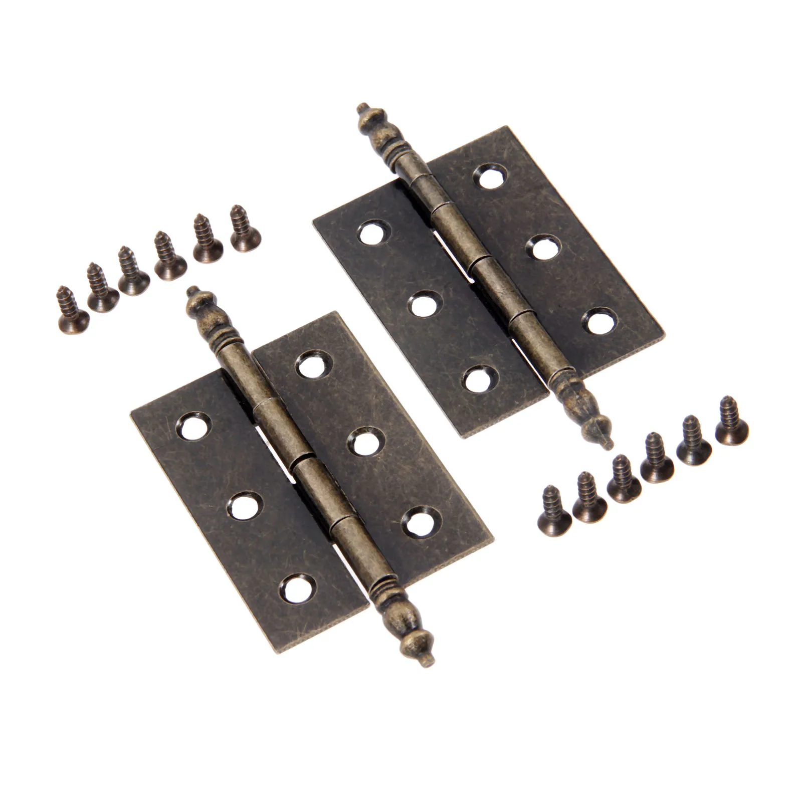 2Pcs Hinge 6 Holes Antique Bronze Crown Head Jewelry Gift Box Decorative Door Hinge Cabinet Furniture Accessories 55x39mm
2Pcs Hinge 6 Holes Antique Bronze Crown Head Jewelry Gift Box Decorative Door Hinge Cabinet Furniture Accessories 55x39mm