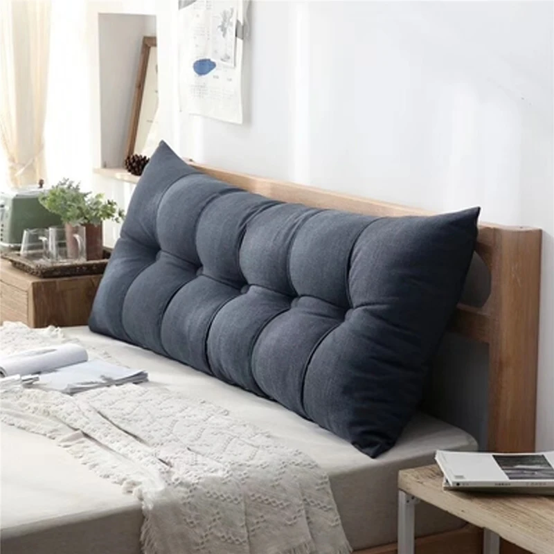 Multifunction Solid Double pillows Simple bed cushion single reading long pillow Removable Bed pillow For Health Sleeping
Multifunction Solid Double pillows Simple bed cushion single reading long pillow Removable Bed pillow For Health Sleeping