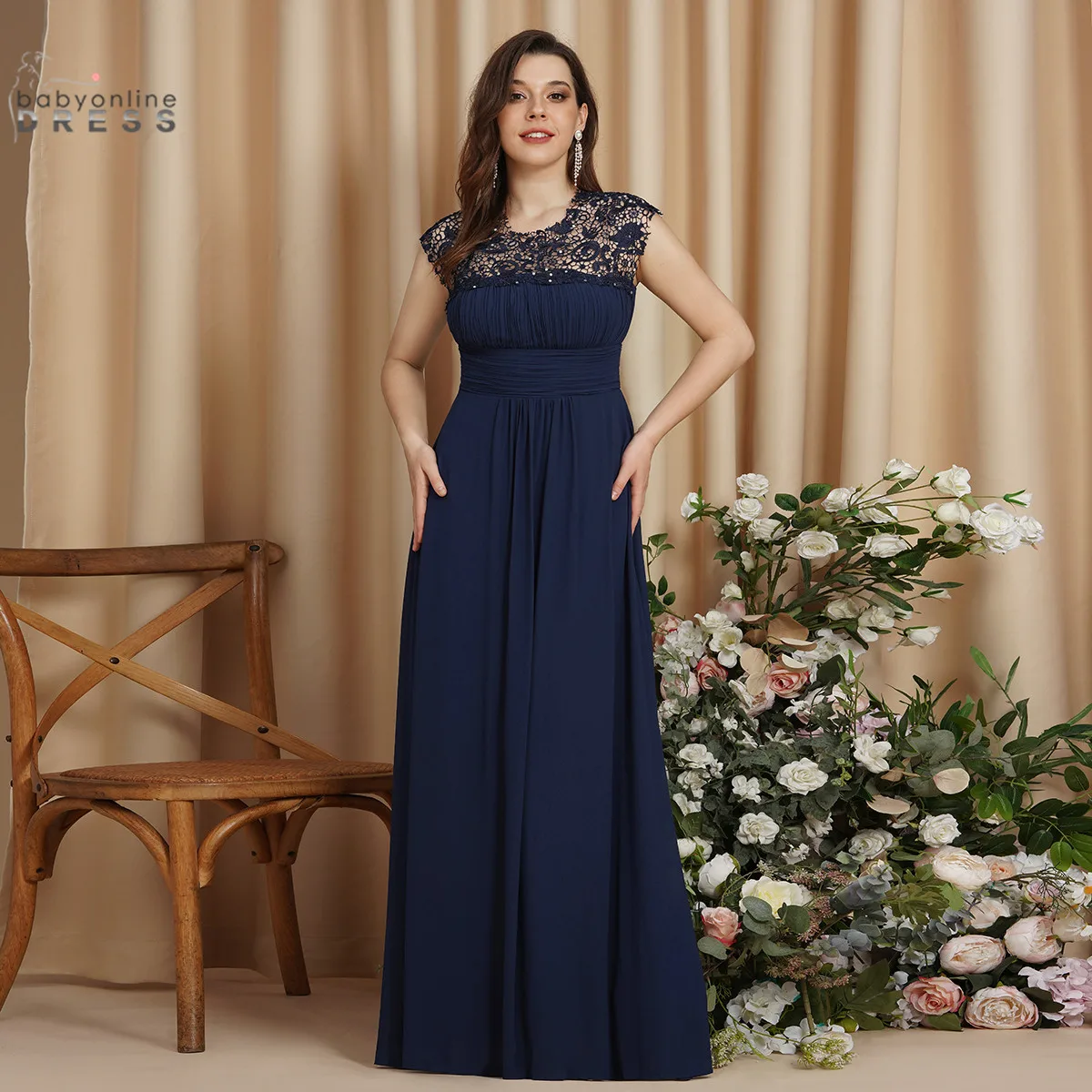 24 Hours Shipping Chiffon Lace Evening Dresses Long Luxury 2022 Sexy Backless Formal Wedding Prom Party Gowns robes de soirée
24 Hours Shipping Chiffon Lace Evening Dresses Long Luxury 2022 Sexy Backless Formal Wedding Prom Party Gowns robes de soirée
