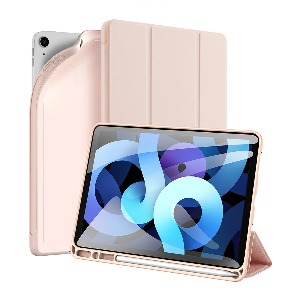 HOJIWI For iPad Air 4 Protective Case, Apple 2020 iPad 10.9 Tablet Leather Case Smart Sleep With Pencil Holder FA02
HOJIWI For iPad Air 4 Protective Case, Apple 2020 iPad 10.9 Tablet Leather Case Smart Sleep With Pencil Holder FA02