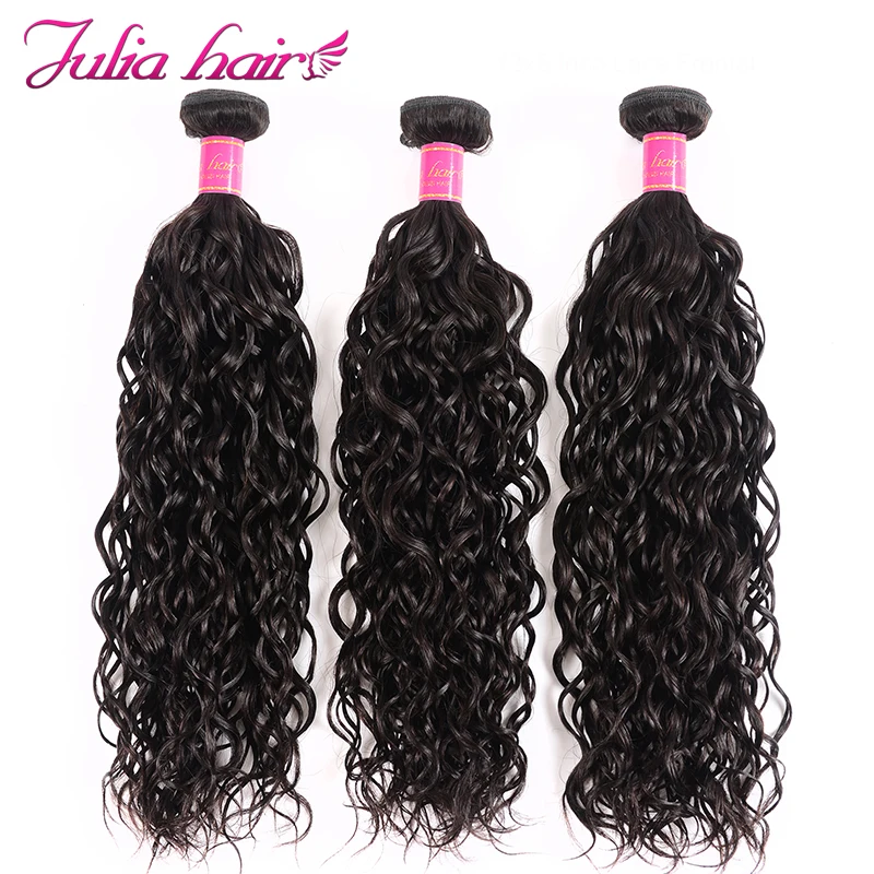 Julia Hair Brazilian Water Wave 100% Virgin Human Weave Bundles Natural Color 8-26 Inch Three Piece Set
Julia Hair Brazilian Water Wave 100% Virgin Human Weave Bundles Natural Color 8-26 Inch Three Piece Set