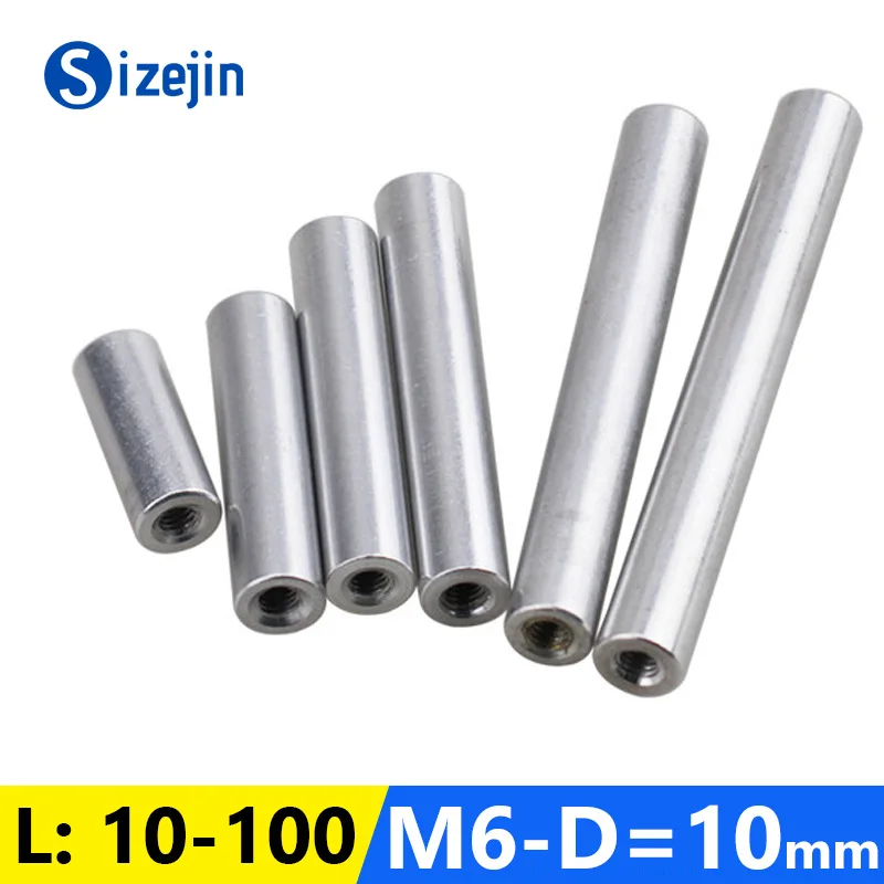 5PCS M6 Aluminum Round Coupling Nuts Aluminum Alloy Lead Screw Connection Nut Extend Long Lengthen Round Coupling Nut
5PCS M6 Aluminum Round Coupling Nuts Aluminum Alloy Lead Screw Connection Nut Extend Long Lengthen Round Coupling Nut