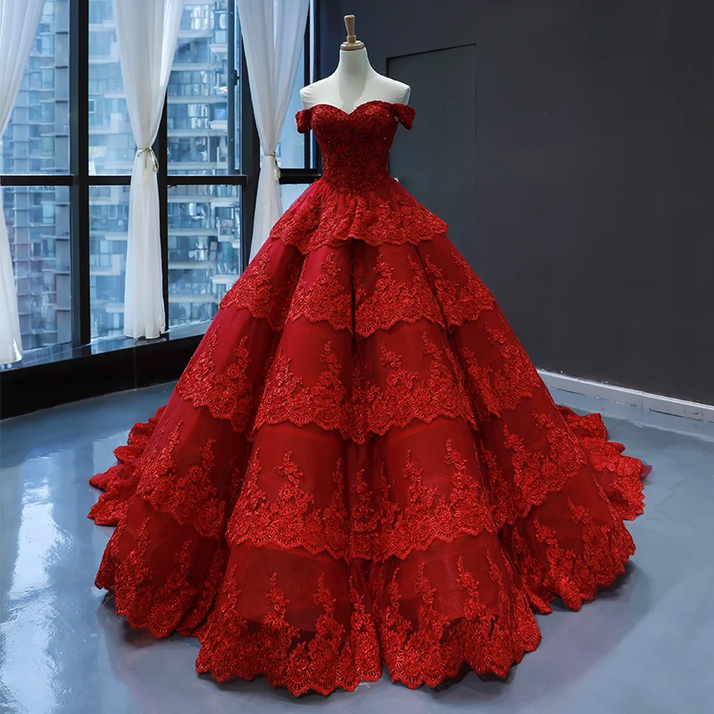 Customize Ball Gown Puffy Ruffle Tulle Lace Appliques Luxury Long Wedding Dress Wedding Gowns 2023 Mariage Bride Dress FR06M
Customize Ball Gown Puffy Ruffle Tulle Lace Appliques Luxury Long Wedding Dress Wedding Gowns 2023 Mariage Bride Dress FR06M
