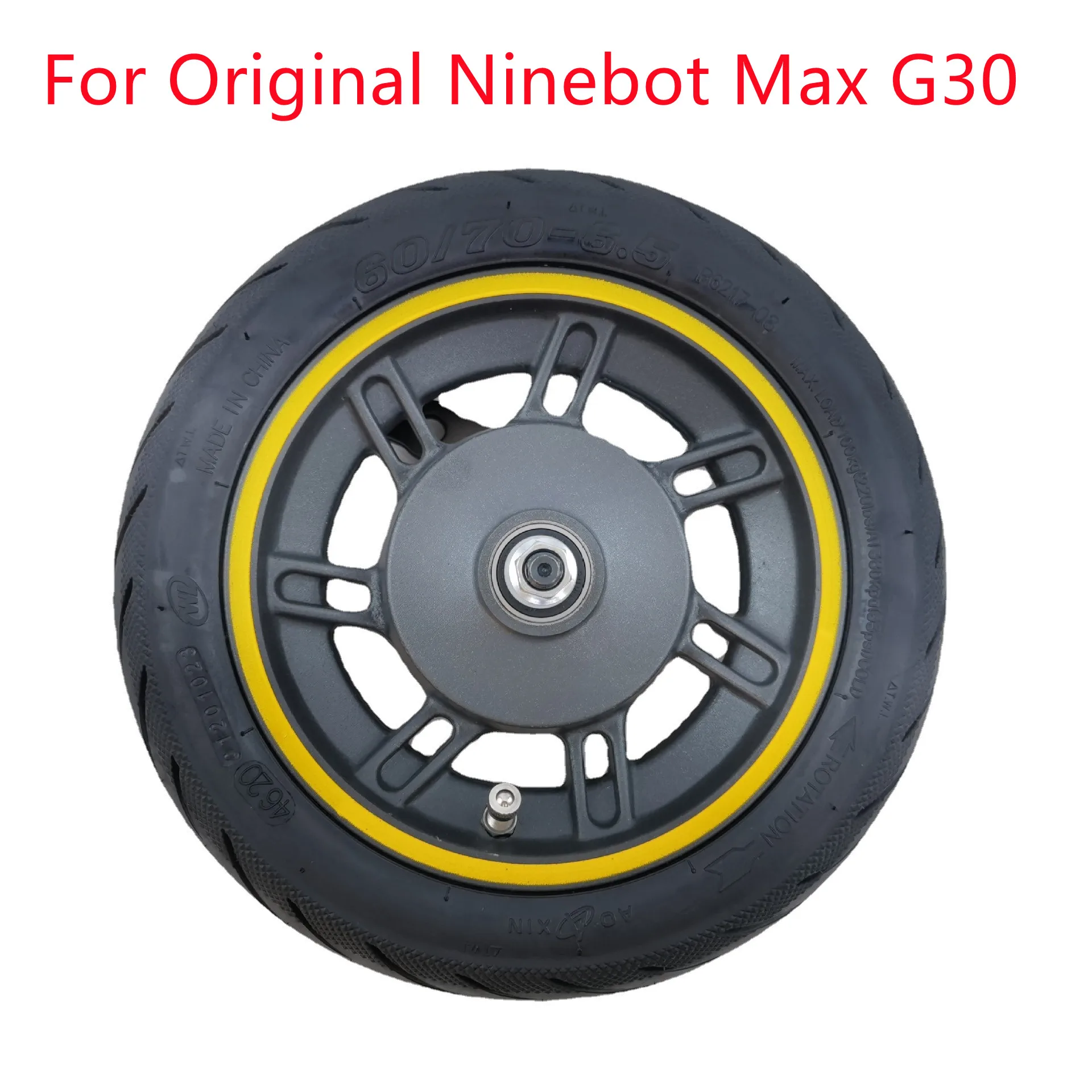 Max G30 Scooter Parts 10 Inch Front Wheel Hub With 60 / 70-6 Vacuum Tire Fittings For Original Ninebot Max G30 Kick Scooter
Max G30 Scooter Parts 10 Inch Front Wheel Hub With 60 / 70-6 Vacuum Tire Fittings For Original Ninebot Max G30 Kick Scooter