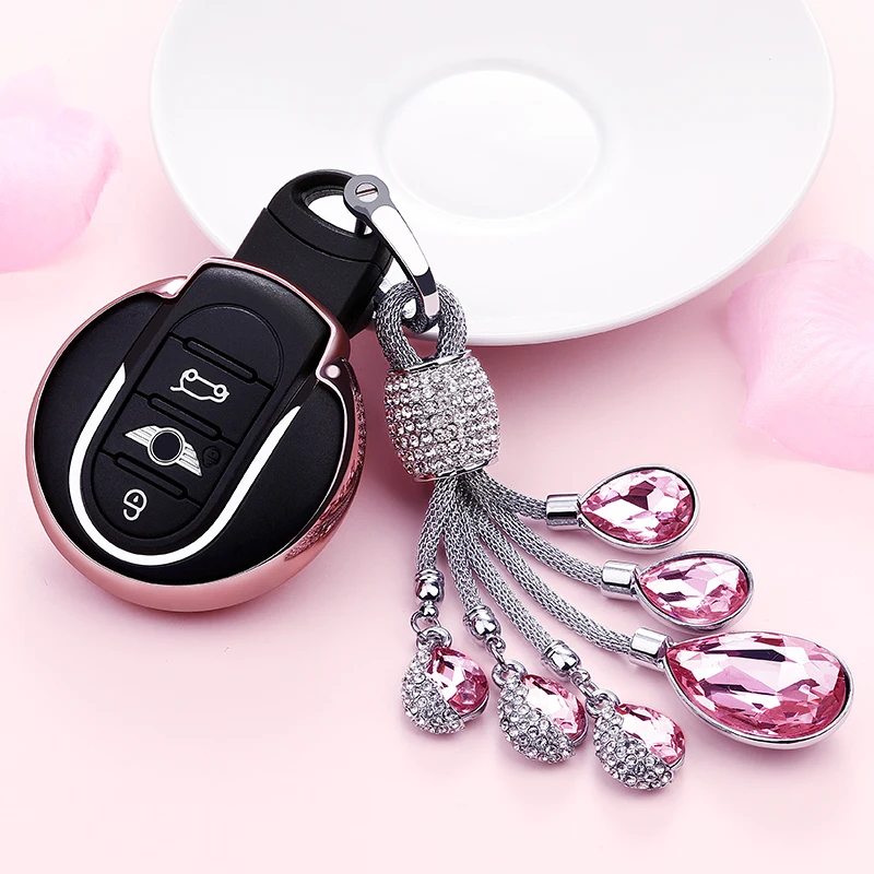 LUNASBORE TPU key cover case for MINI Cooper F56 F55 F54 keyfob Hardtop key cap keychain keyholder accessories Key ring Woman
LUNASBORE TPU key cover case for MINI Cooper F56 F55 F54 keyfob Hardtop key cap keychain keyholder accessories Key ring Woman