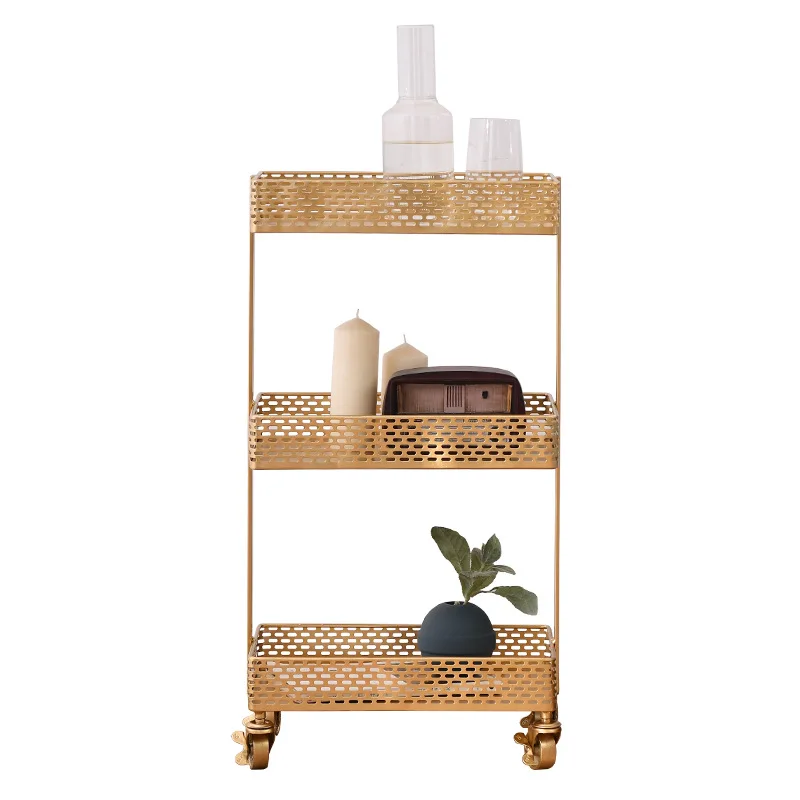 Nordic Metal Storage Rack with Wheels Movable 3 Layers Gold Shelf Basket Home Organization and Storage Bathroom Kitchen Rack
Nordic Metal Storage Rack with Wheels Movable 3 Layers Gold Shelf Basket Home Organization and Storage Bathroom Kitchen Rack