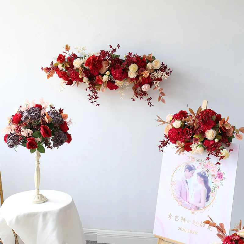 Artificial Red Silk Flower Row Photography Background Flower Arch, Floral Decoration Photo Background Wedding Stage Layout
Artificial Red Silk Flower Row Photography Background Flower Arch, Floral Decoration Photo Background Wedding Stage Layout