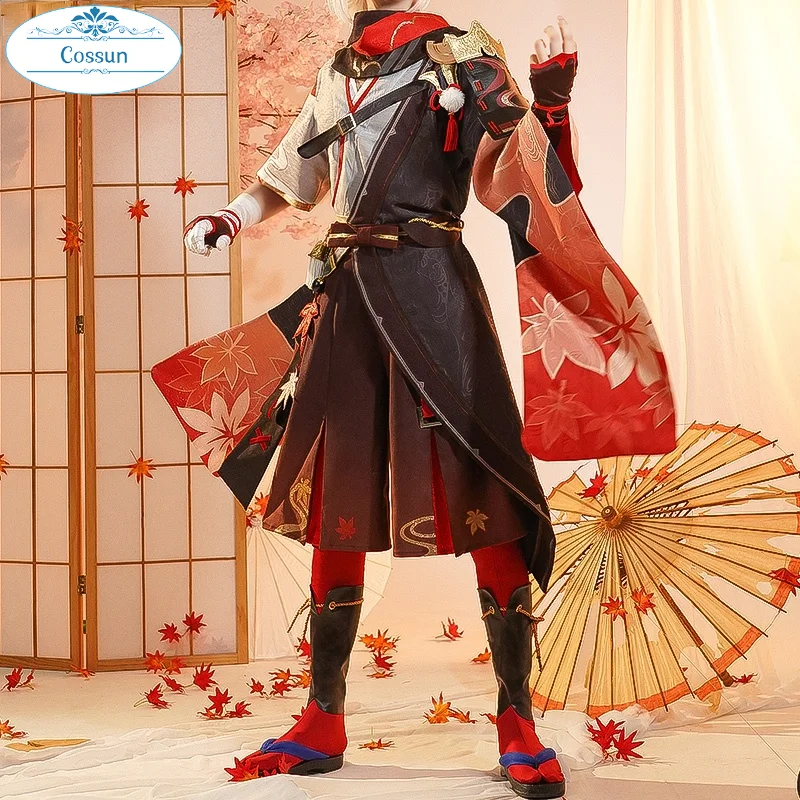 Костюм для косплея аниме Genshin Impact Kiryu Kazuha, великолепный игровой костюм, униформа на Хэллоуин для мужчин, новинка 2021
Костюм для косплея аниме Genshin Impact Kiryu Kazuha, великолепный игровой костюм, униформа на Хэллоуин для мужчин, новинка 2021