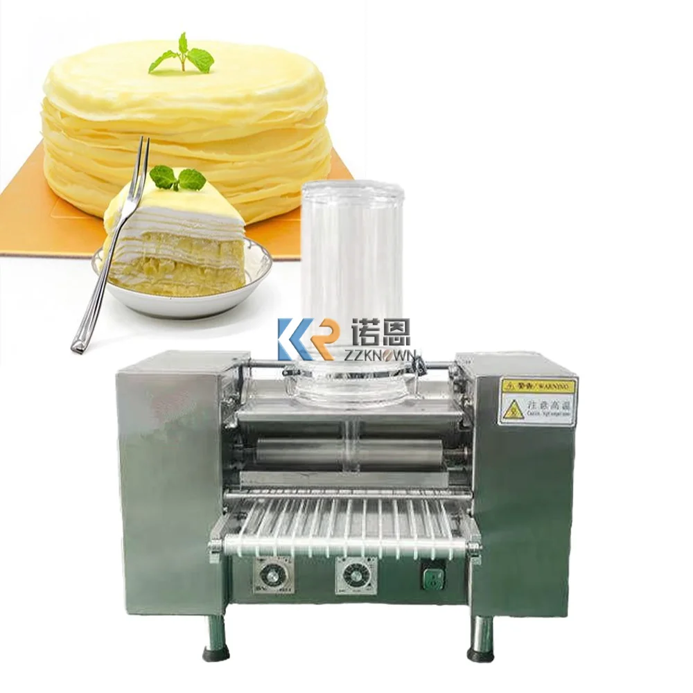 Automatic Stainless Steel Mini Thousand Layer Cake Machine Melaleuca Cake Making Pancake Equipment for Sale
Automatic Stainless Steel Mini Thousand Layer Cake Machine Melaleuca Cake Making Pancake Equipment for Sale