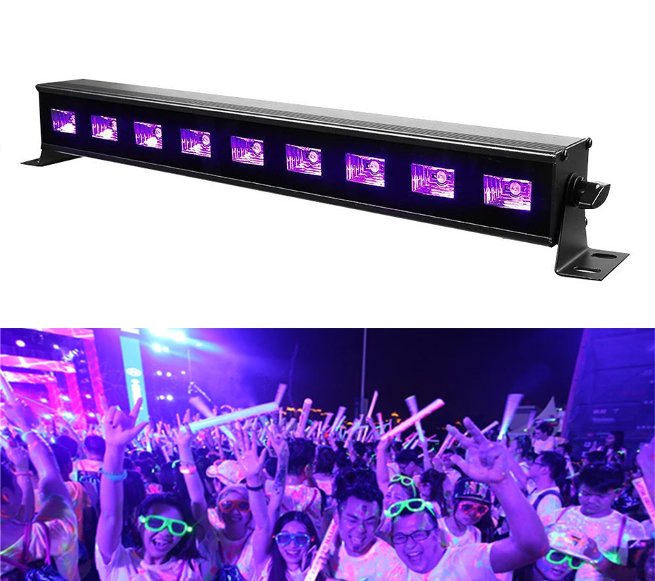 6/9/12LED Disco BlackLight DJ Stage Light 30W Glow Dark Party Lamp for Bedroom Birthday Wedding Halloween Christmas Stage
6/9/12LED Disco BlackLight DJ Stage Light 30W Glow Dark Party Lamp for Bedroom Birthday Wedding Halloween Christmas Stage