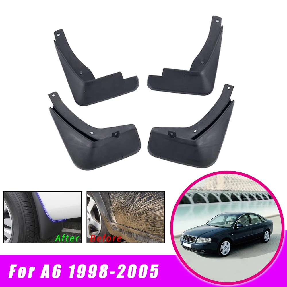 Car Mud Guards For Audi A6 1998-2001 2002 2003 2004 2005 Front Rear Splash Guards Over Fender Kit Car Styling Fender Accessories
Car Mud Guards For Audi A6 1998-2001 2002 2003 2004 2005 Front Rear Splash Guards Over Fender Kit Car Styling Fender Accessories