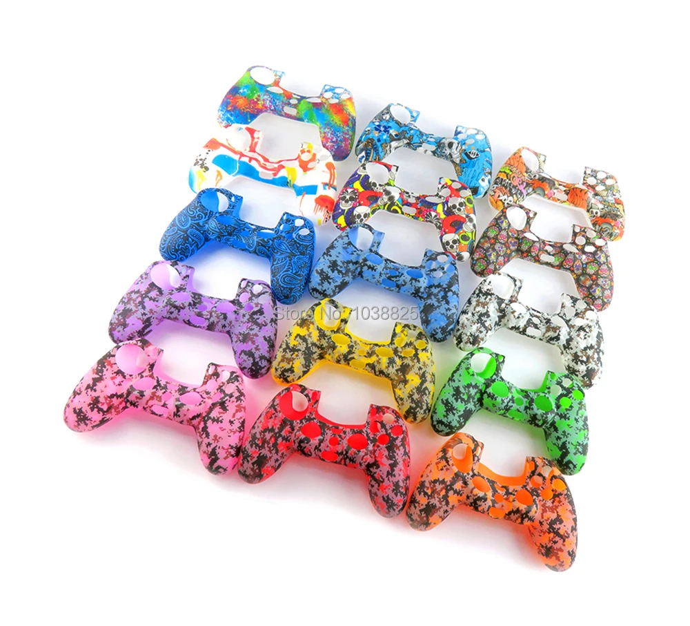 5pcs Silicone Camo Protective Skin Case Water transfer For Sony PS4 DS4 Pro Slim Controller
5pcs Silicone Camo Protective Skin Case Water transfer For Sony PS4 DS4 Pro Slim Controller