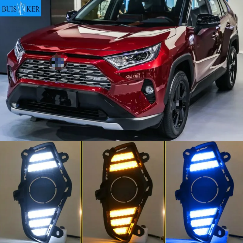 Дневные ходовые огни для Toyota RAV4 2019 2020 светодиодный 2 шт., водонепроницаемые, с желтым поворотным сигналом
Дневные ходовые огни для Toyota RAV4 2019 2020 светодиодный 2 шт., водонепроницаемые, с желтым поворотным сигналом