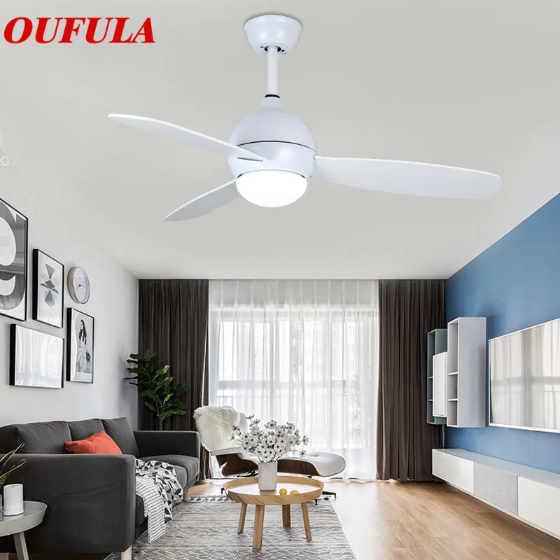 BRIGHT Modern Ceiling Fan Lights Lamps White Remote Control Contemporary Decorative For Dining room Restaurant l
BRIGHT Modern Ceiling Fan Lights Lamps White Remote Control Contemporary Decorative For Dining room Restaurant l