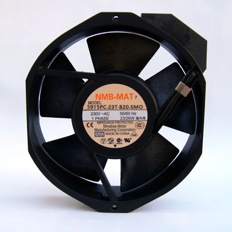 new original NMB1 5915PC-23T-B30-SM0 FAN AXIAL 172X38MM 230VAC cooling fan 6 months wararanty
new original NMB1 5915PC-23T-B30-SM0 FAN AXIAL 172X38MM 230VAC cooling fan 6 months wararanty