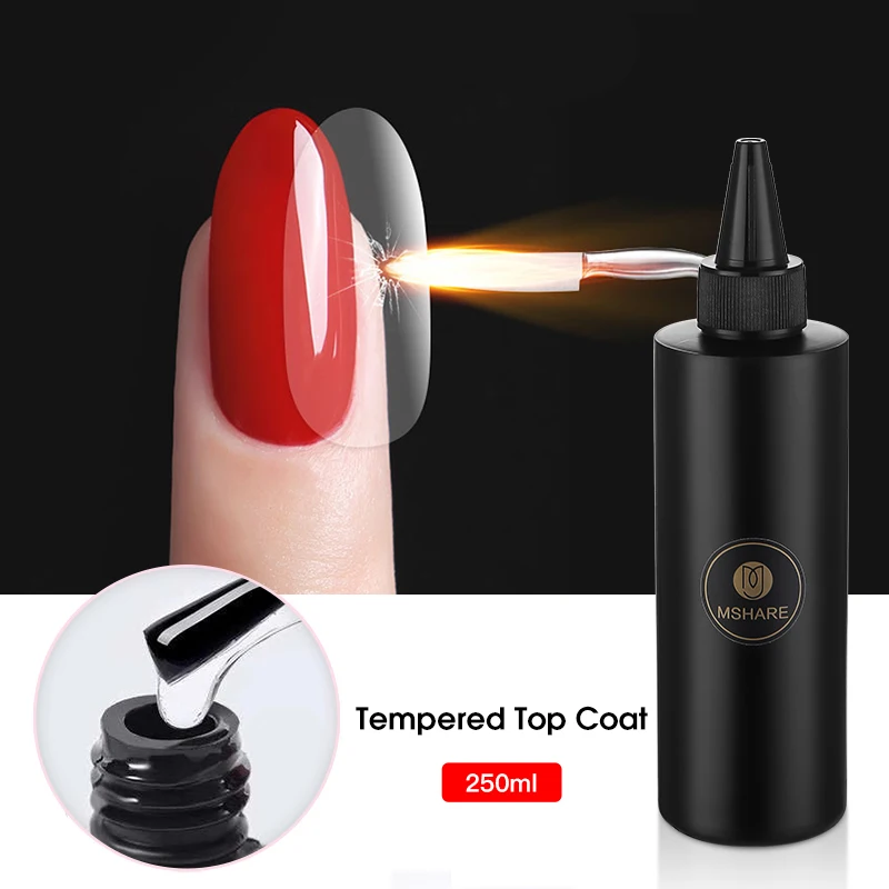 MSHARE Tempered Top Coat Gel 250ml No Cleaning Top Gel Cover Lasting Health Resin Material UV Varnish
MSHARE Tempered Top Coat Gel 250ml No Cleaning Top Gel Cover Lasting Health Resin Material UV Varnish