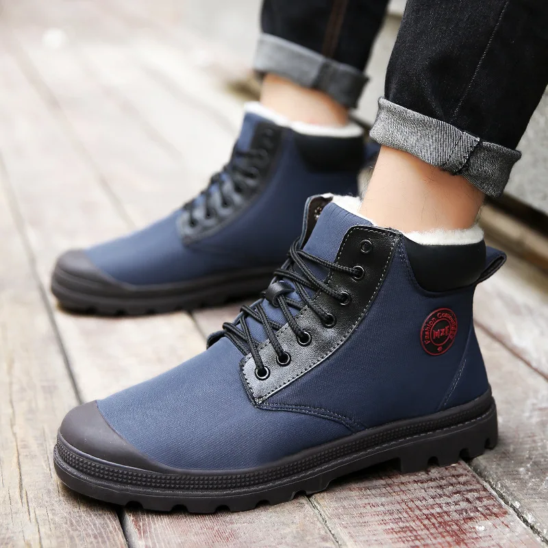 Nice Pop Nice Men Winter Boots Plush Warm Waterproof Shoes Man Solid Snow Boots Ski High Top Ankle Boots With Fur Outdoor
Nice Pop Nice Men Winter Boots Plush Warm Waterproof Shoes Man Solid Snow Boots Ski High Top Ankle Boots With Fur Outdoor