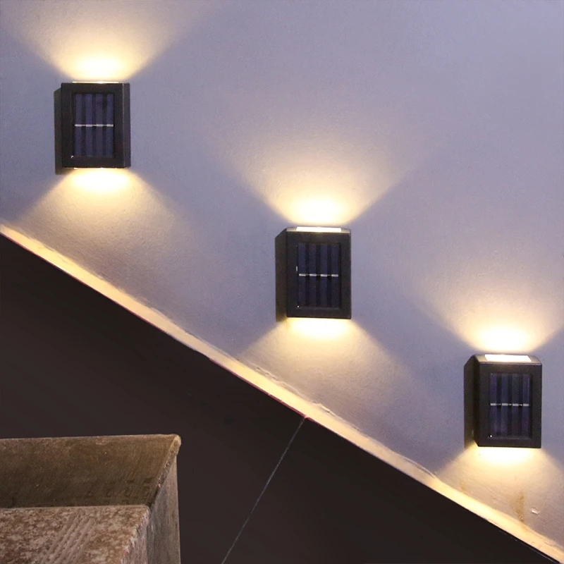 2/4 PCS Outdoor Solar Lamps LED Solar Powered Garden Light Wall Lamp Stair Light Garden Decorative Street Lamps Home Decor
2/4 PCS Outdoor Solar Lamps LED Solar Powered Garden Light Wall Lamp Stair Light Garden Decorative Street Lamps Home Decor