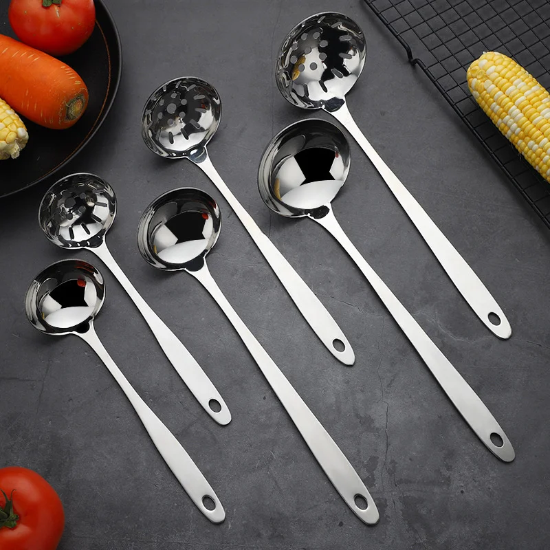 Stainless steel large spoon household large spoon large spoon long handle deep hot pot spoon large leaky spoon soup porridge
Stainless steel large spoon household large spoon large spoon long handle deep hot pot spoon large leaky spoon soup porridge