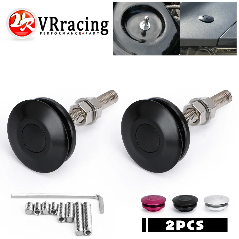 VR - Universal Black Push Button Billet Hood Pins Lock Clip Kit Car Quick Latch New Engine Bonnets Red VR-HP31BK
VR - Universal Black Push Button Billet Hood Pins Lock Clip Kit Car Quick Latch New Engine Bonnets Red VR-HP31BK