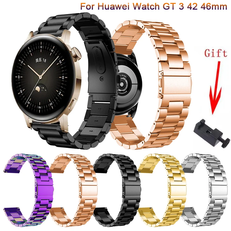 Ремешок из нержавеющей стали для Huawei Watch GT3 46 мм 42 мм, быстросъемный браслет для GT2 46 мм 42 мм Amazfit GTR 3 pro Correa
Ремешок из нержавеющей стали для Huawei Watch GT3 46 мм 42 мм, быстросъемный браслет для GT2 46 мм 42 мм Amazfit GTR 3 pro Correa
