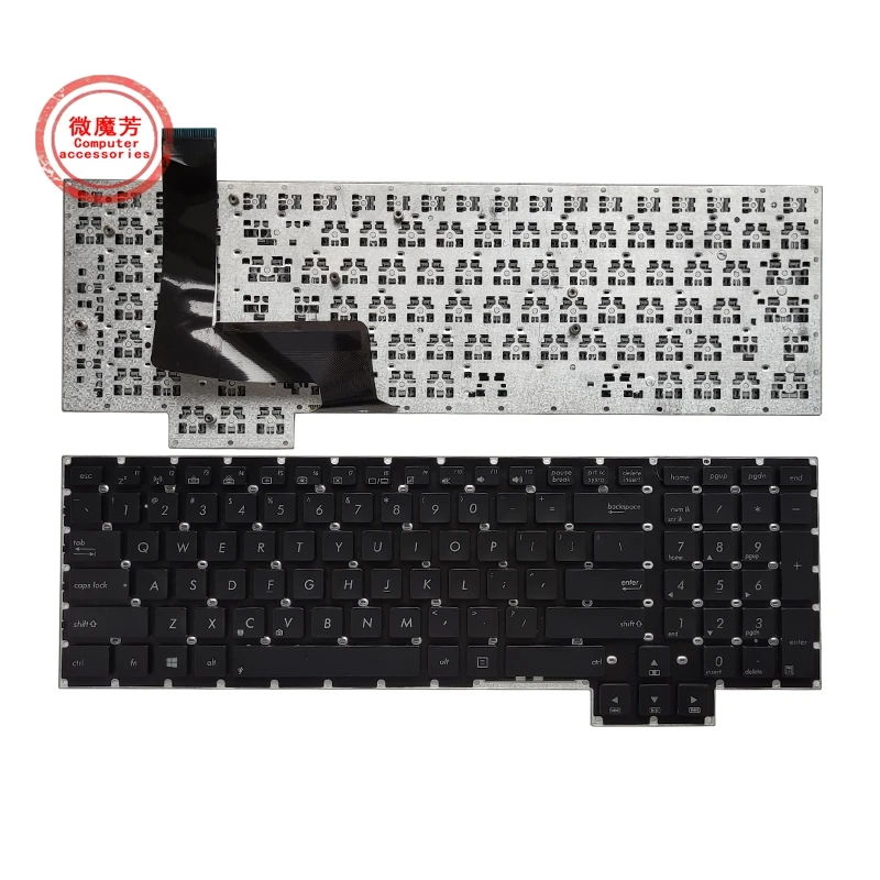 Новая английская черная клавиатура для ноутбука Asus G750 G750JH G750JM G750JS G750JW G750JX G750JZ
Новая английская черная клавиатура для ноутбука Asus G750 G750JH G750JM G750JS G750JW G750JX G750JZ