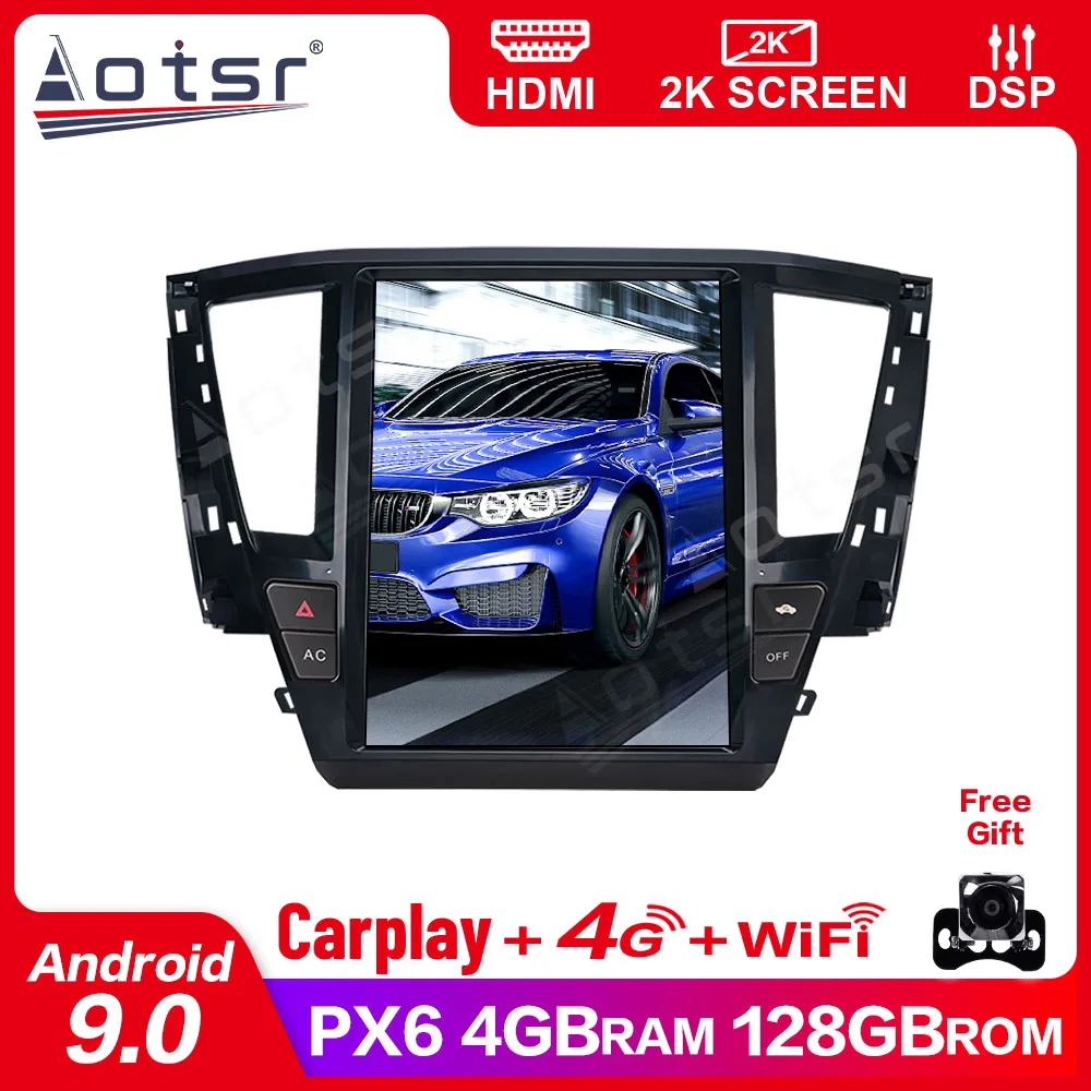 4+128G Tesla Screen Carplay For Mitsubishi Pajero 2016-2018 Android 9.0 Player GPS Head Unit Auto Audio Stereo Radio Recorder
4+128G Tesla Screen Carplay For Mitsubishi Pajero 2016-2018 Android 9.0 Player GPS Head Unit Auto Audio Stereo Radio Recorder