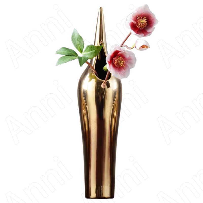 Creativity Gilded Ceramic Vase Nordic Modern Silver Plating Process Flower Pots Decorative Home Tall Floor Vases for Living Room
Creativity Gilded Ceramic Vase Nordic Modern Silver Plating Process Flower Pots Decorative Home Tall Floor Vases for Living Room