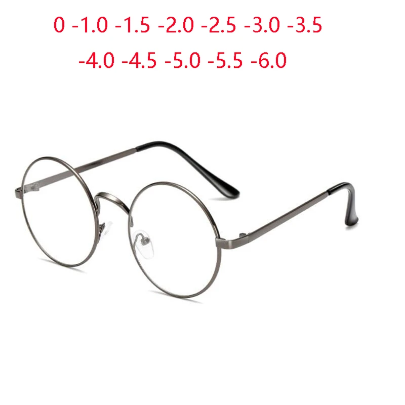 Women Men Round Nearsighted Glasses With Degree Metal Student Myopia Eyeglasses Unisex Prescription Eyewear 0 -0.5 -1.0 To -6.0
Women Men Round Nearsighted Glasses With Degree Metal Student Myopia Eyeglasses Unisex Prescription Eyewear 0 -0.5 -1.0 To -6.0