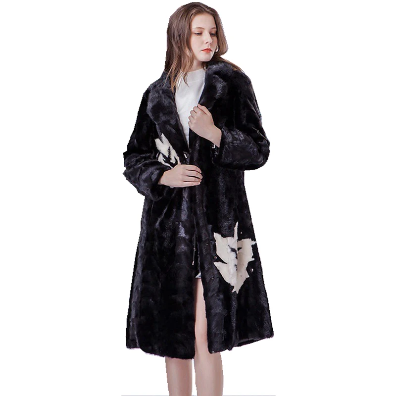 Luxury Genuine Mink Fur Coat Jacket Autumn Winter Women Outerwear Plus Size 3XL LF9070
Luxury Genuine Mink Fur Coat Jacket Autumn Winter Women Outerwear Plus Size 3XL LF9070