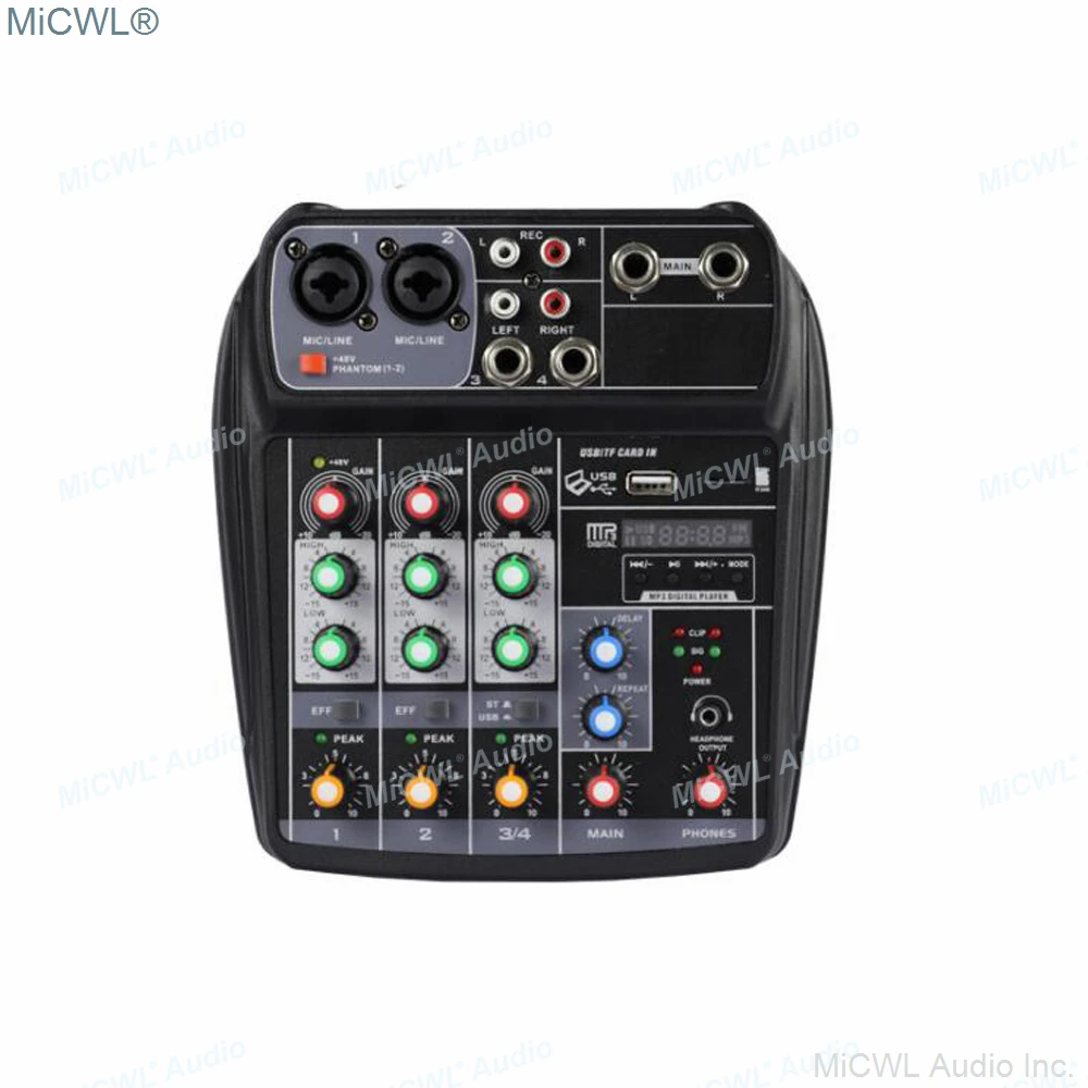 EQ4 Live Sound Card USB Bluetooth Sound DJ Live Mixer Mixing Console for PC Stage Studio Internet Sing with USB 48V
EQ4 Live Sound Card USB Bluetooth Sound DJ Live Mixer Mixing Console for PC Stage Studio Internet Sing with USB 48V