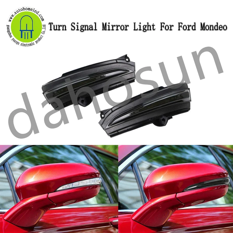 2Pcs Dynamic LED Rearview Side Mirror Sequential Blinker Indicator Light Signal Lamp Compatible for Ford Fusion Mondeo
2Pcs Dynamic LED Rearview Side Mirror Sequential Blinker Indicator Light Signal Lamp Compatible for Ford Fusion Mondeo