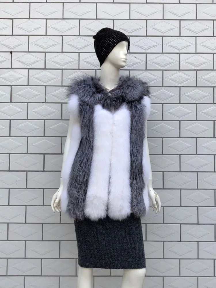 2020 Real Fox Women Natural Fur Real Fur Long Waistcoat Female Real Fur Vests With Zipper Girl Winter Jacket Fashion New
2020 Real Fox Women Natural Fur Real Fur Long Waistcoat Female Real Fur Vests With Zipper Girl Winter Jacket Fashion New