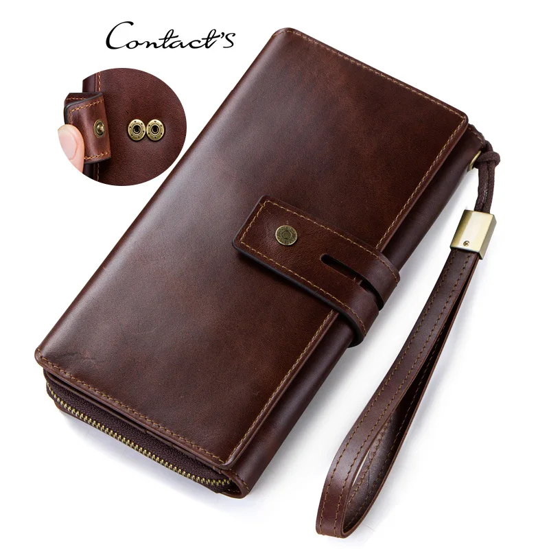 Men's Leather Wallet Vintage Leather Men's Wallet Tri-fold Clutch Bag Large Capacity Multi-function Wallet Card Holder
Men's Leather Wallet Vintage Leather Men's Wallet Tri-fold Clutch Bag Large Capacity Multi-function Wallet Card Holder
