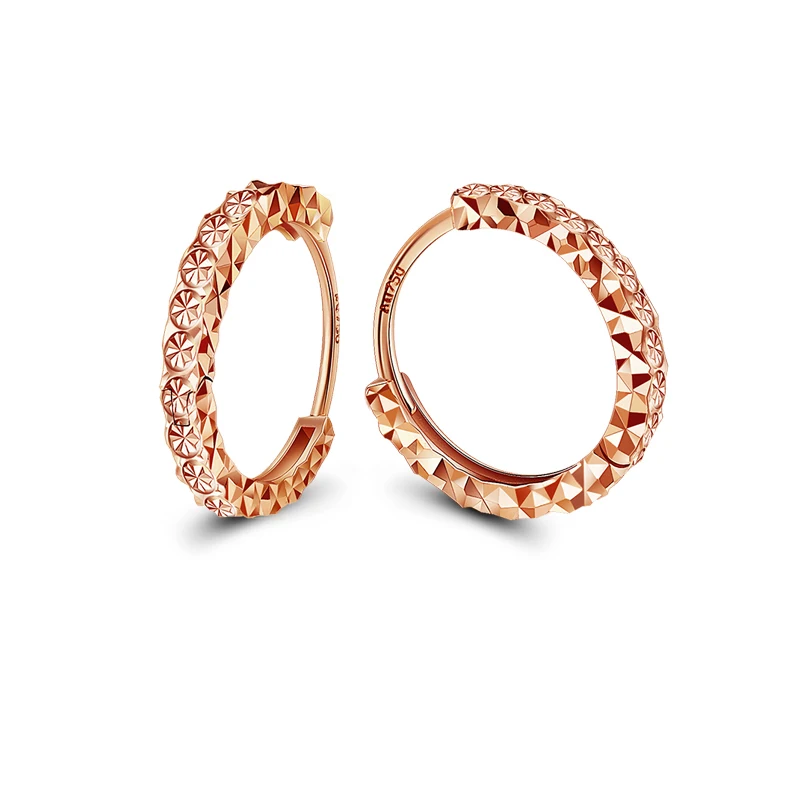 Real 18K Rose Yellow White Gold Hoop Earrings AU750 Gold Star Hoop Earrings For Women 1g
Real 18K Rose Yellow White Gold Hoop Earrings AU750 Gold Star Hoop Earrings For Women 1g