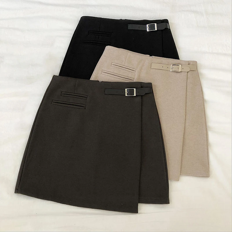 Casual Women Korean Solid A-Line Skirt Office Ladies High Waist Kawaii Pockets Skirts Vintage Button Cute Sweet Above Knee Skirt
Casual Women Korean Solid A-Line Skirt Office Ladies High Waist Kawaii Pockets Skirts Vintage Button Cute Sweet Above Knee Skirt