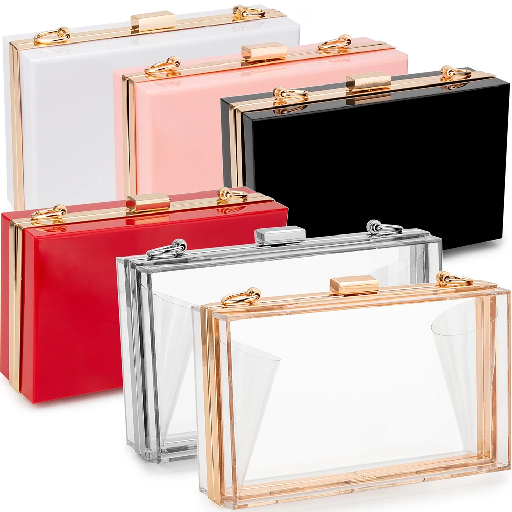 Women Clear Purse Transparante Clutch Bag Schouder Handtas Met Ketting Band Meisje Crossbody Metal Chain Gift
Women Clear Purse Transparante Clutch Bag Schouder Handtas Met Ketting Band Meisje Crossbody Metal Chain Gift