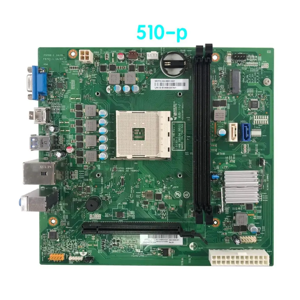 Материнская плата для HP Pavilion 510-p 854902-001 15130-1, материнская плата на 100% протестирована, полностью работает
Материнская плата для HP Pavilion 510-p 854902-001 15130-1, материнская плата на 100% протестирована, полностью работает