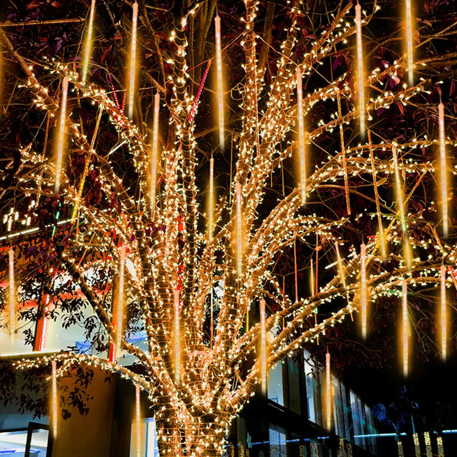 30CM 50CM Christmas Meteor Shower Rain Fairy Light Outdoor Snow Falling String Light Waterproof Garden Tree Led Cascading Light
30CM 50CM Christmas Meteor Shower Rain Fairy Light Outdoor Snow Falling String Light Waterproof Garden Tree Led Cascading Light