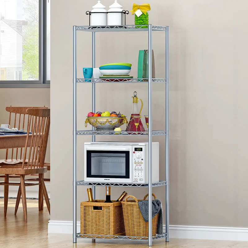 5 Layer Kitchen Storage Rack Assemble Metal Organizer Storage Shelf for Home Kitchen Accessories Storage Space Saving Organizer
5 Layer Kitchen Storage Rack Assemble Metal Organizer Storage Shelf for Home Kitchen Accessories Storage Space Saving Organizer